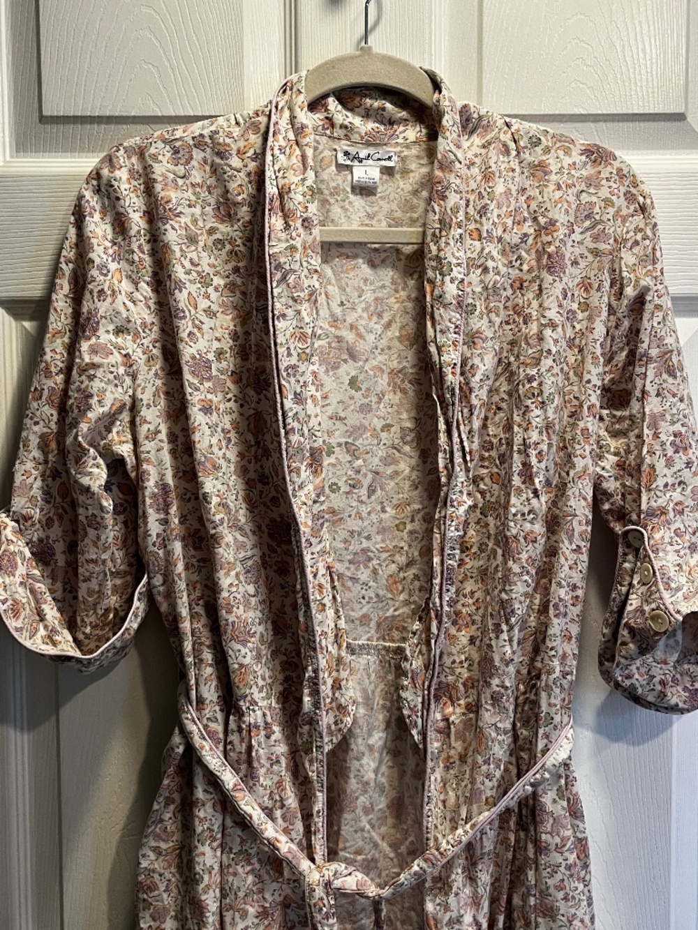 April Cornell Cotton Robe Size L